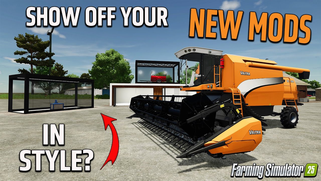 VALTRA HARVESTER, ADJUSTABLE SILOS & MORE?! NEW MODS/UPDATES (REVIEW/GUIDE) FARMING SIMULATOR 25