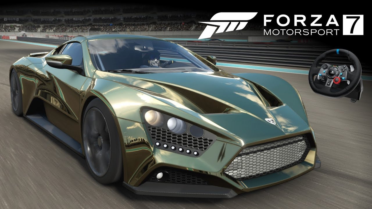 ZENVO ST1 de OURO! 💰 | Forza Motorsport 7 + G29 e SWE 29 [PT-BR]