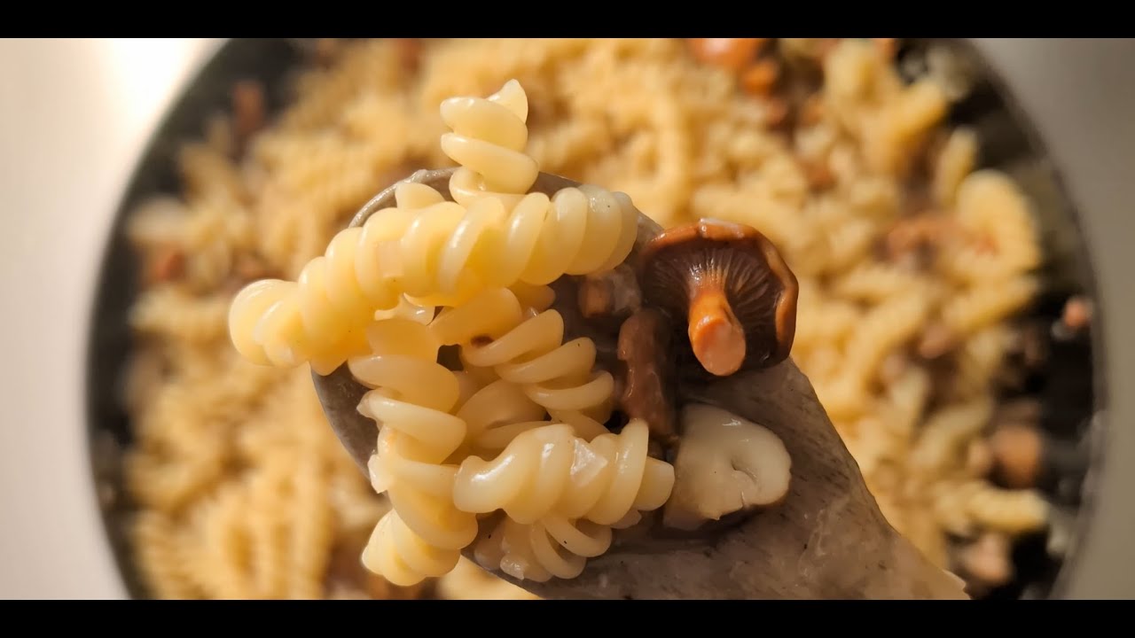 One-Pot-Pilzpasta für meine Familie (mit Champignons und Pfifferlingen) | ganz einfach von Papa
