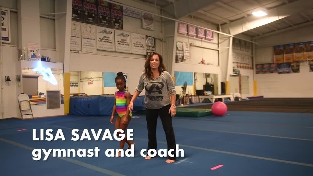 Gymnast Lisa Savage has a love for coaching