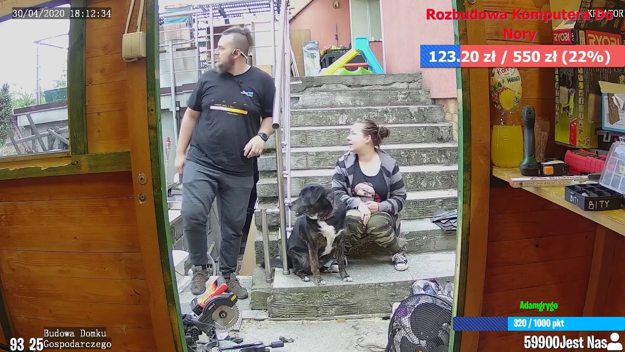 Budowa Domku Gosp. - Szyjemy Elektrykę (Luksiu Płakał Jak WIdział) :)