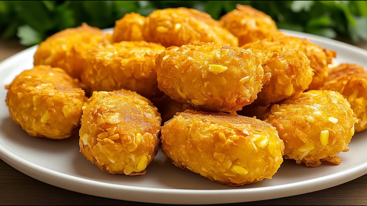 Хрустящая картофельная закуска без жарки! Очень просто и вкусно!