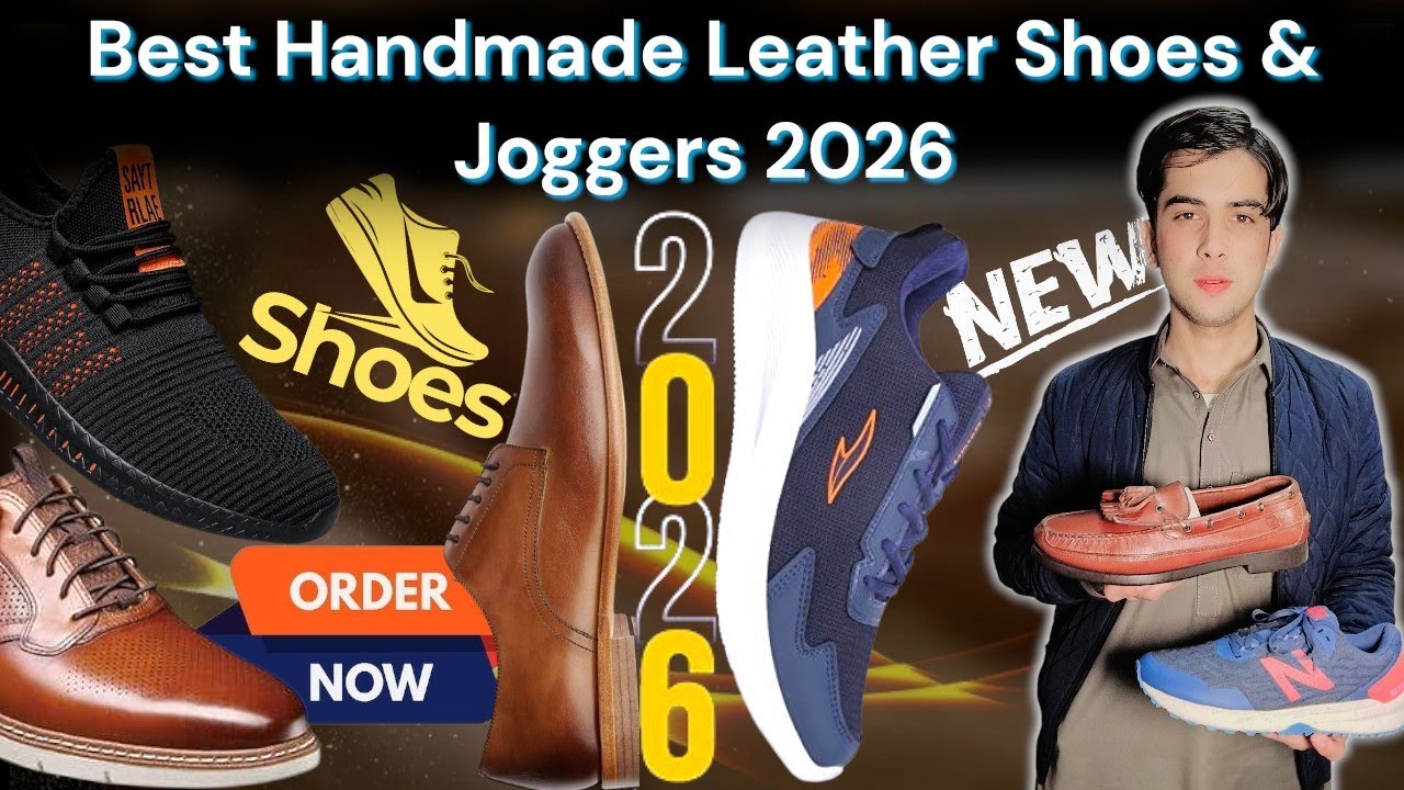 Branded Handmade Leather Shoes For Men | Top Trending Joggers 2026