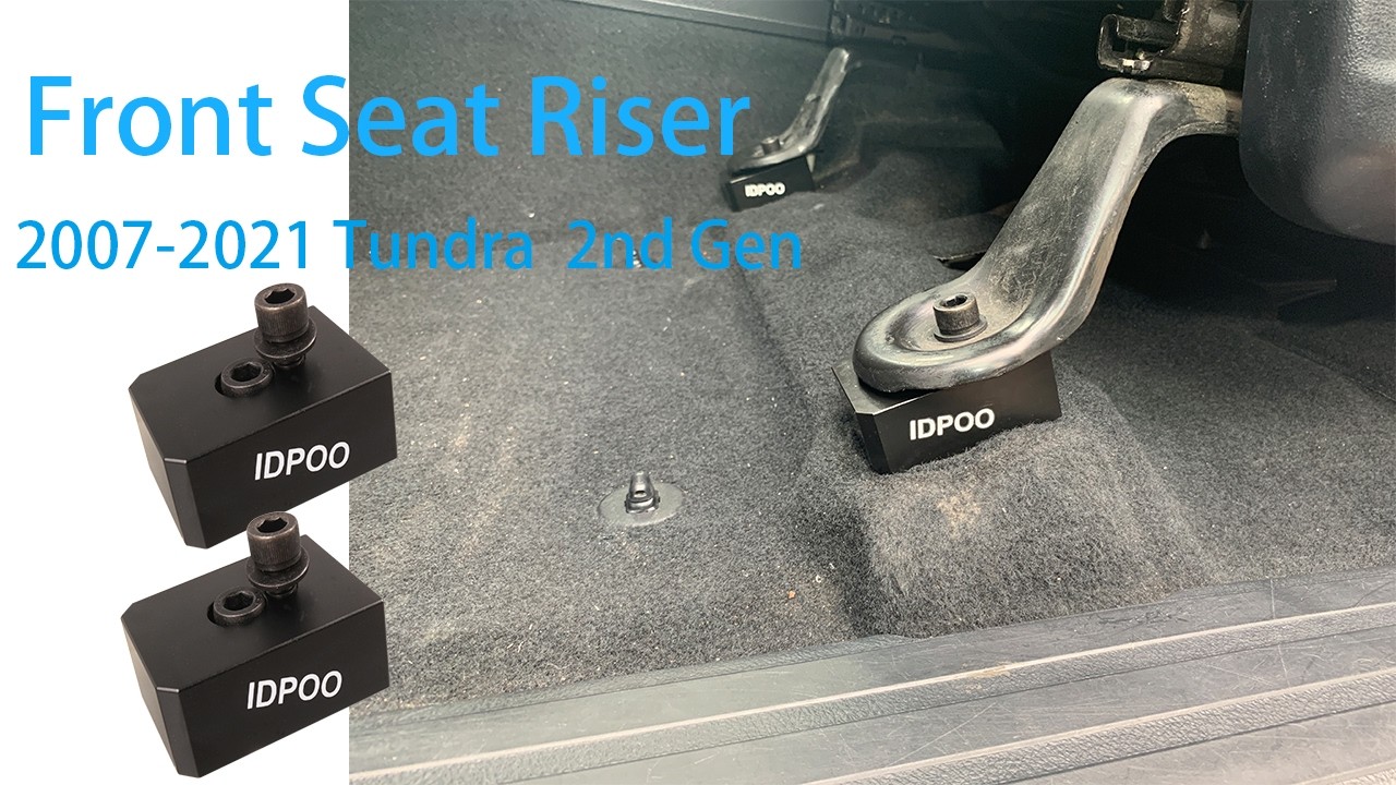 Idpoo Front Seat Riser Spacer Jacker for 2007-2021 Toyota Tundra 2nd Gen More Comfort Tall People