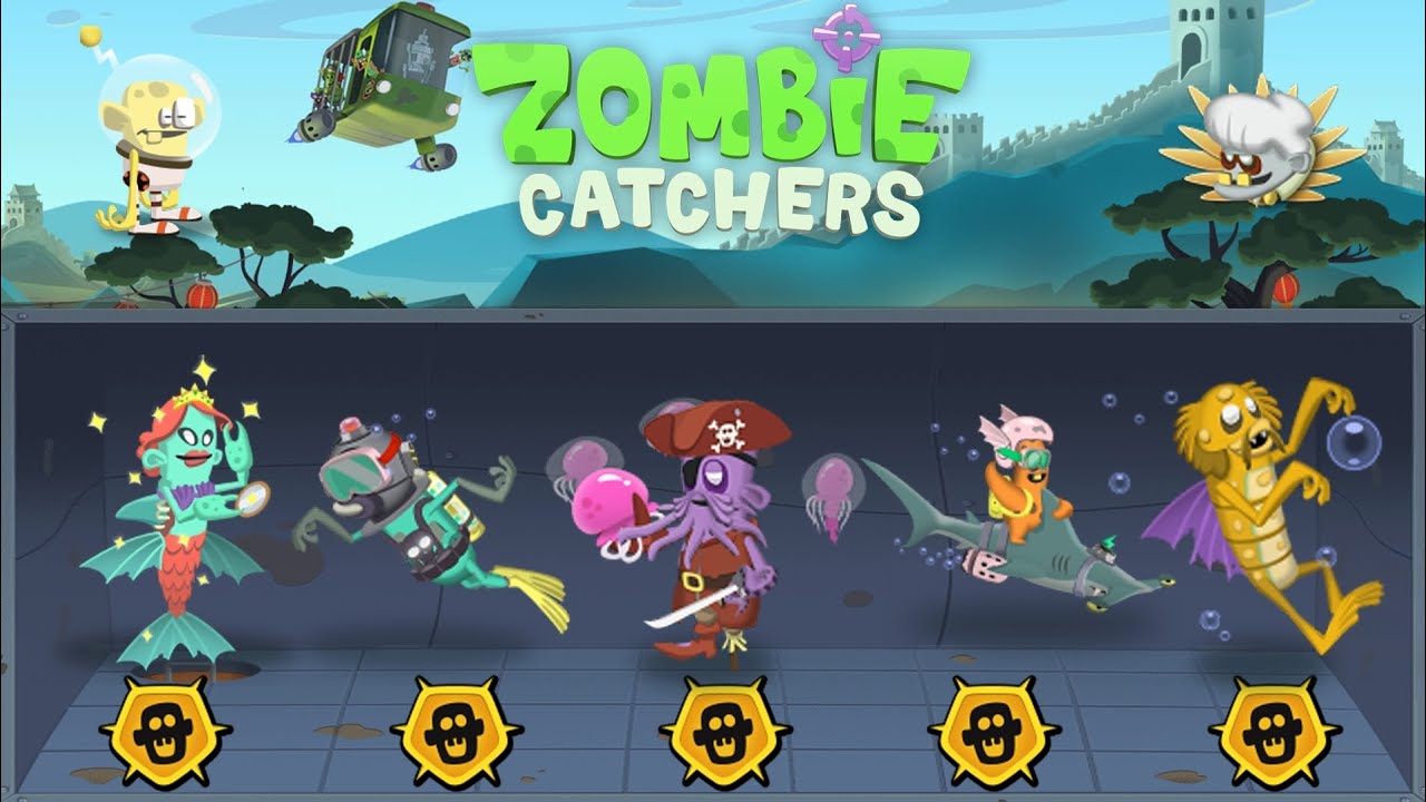 Zombie Catchers All Lagoon BOSS Zombies #zombiecatchersgame