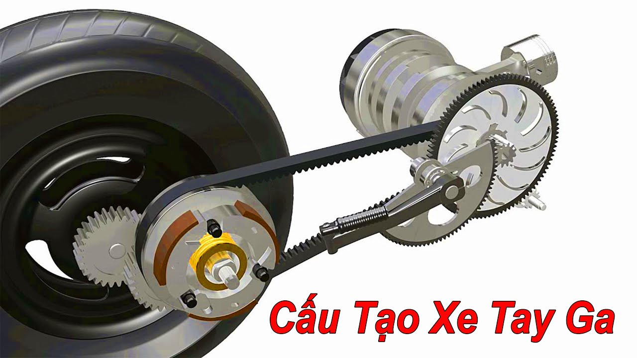Hộp số xe tay ga hoạt động như thế nào ?