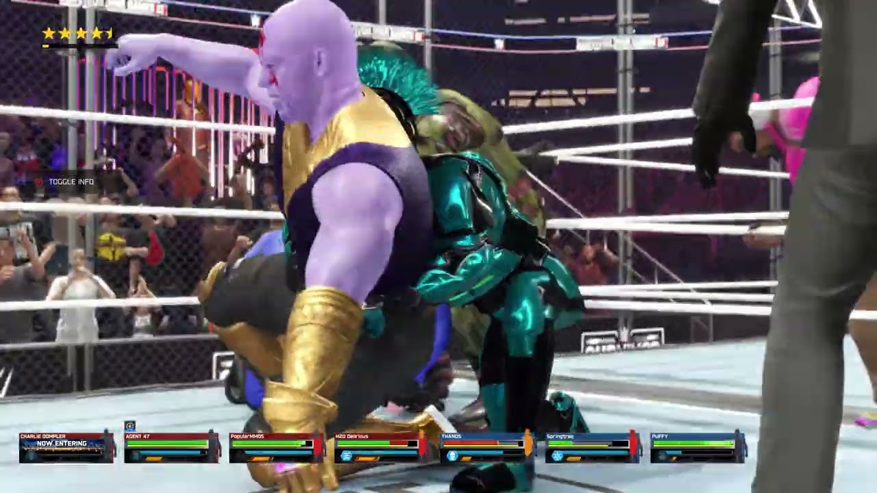 WWE 2K25 Season 7 Part 2 War Games Match Heroes vs Villain's