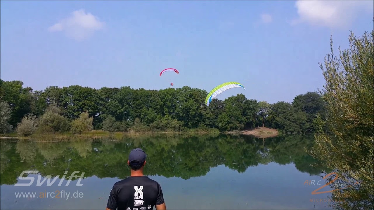 AIRC2fly Swift Wasserlandung