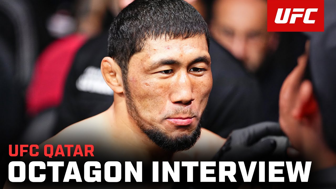 Интервью Мыктыбека Оролбая в октагоне | UFC Qatar