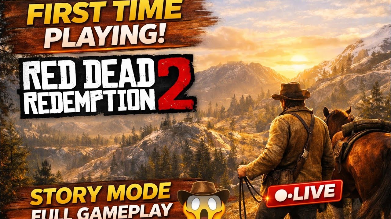 RDR2 Story Mode LIVE | First Time Full Gameplay