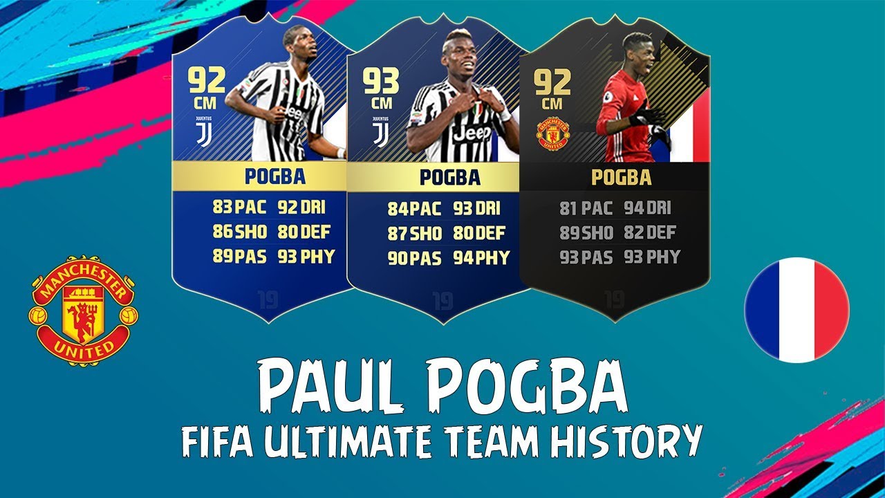 PAUL POGBA | FIFA ULTIMATE TEAM HISTORY | FIFA 12 - FIFA 19