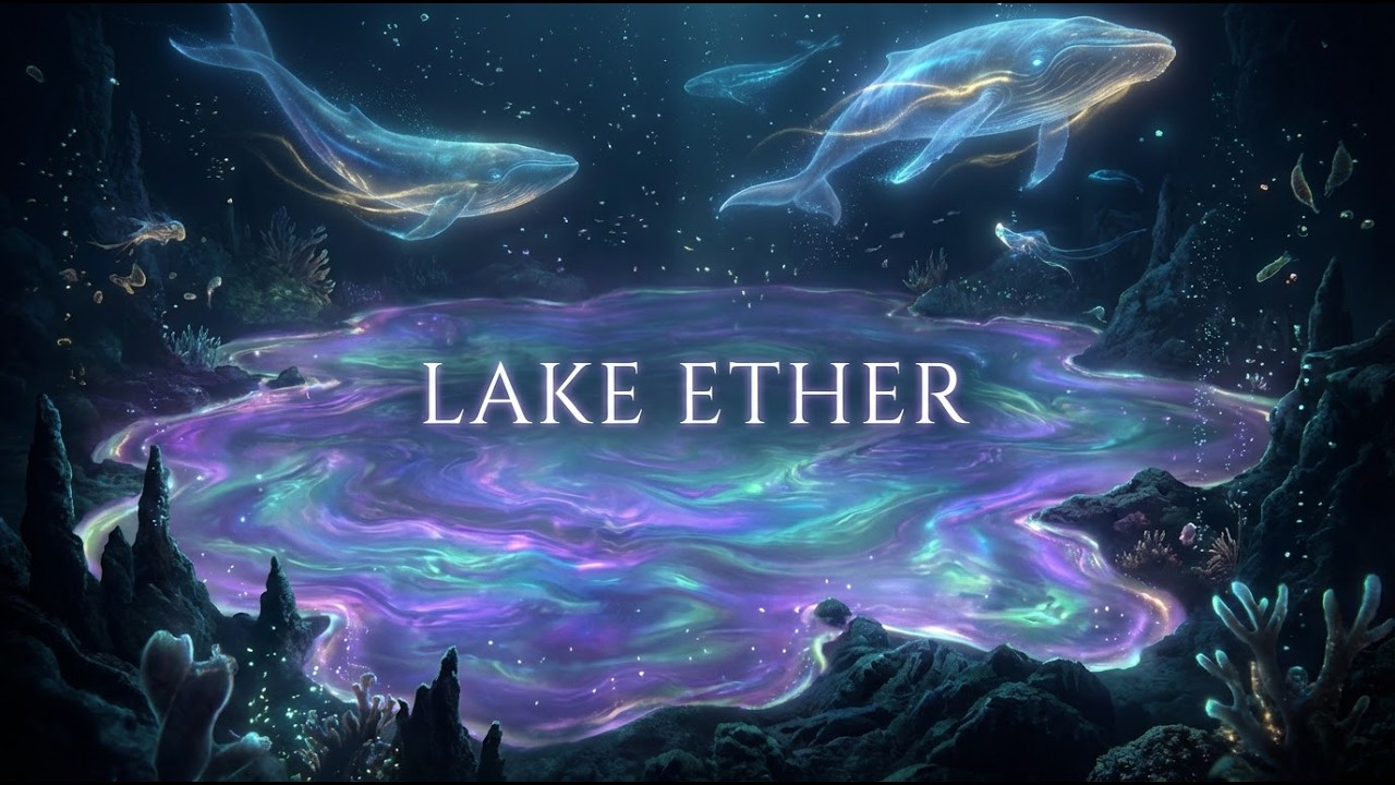 The Silent Abyss: Exploring the Glowing Lake Ether (4K)