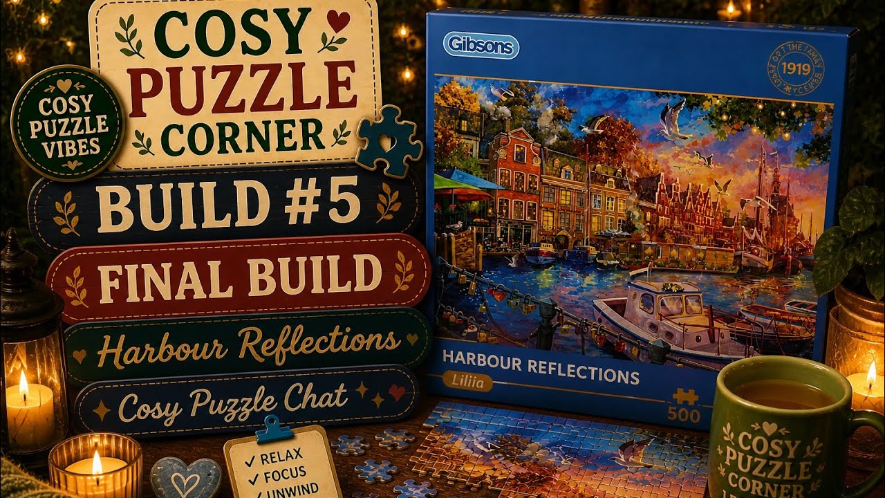 Harbour Reflections by Gibsons #5 🧩 | soft spoken tapping quiet reflection #asmr #asmrtapping 