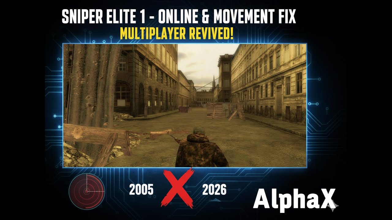 Sniper Elite 1 (2005) Online Multiplayer + Movement Physics Issue Fix
