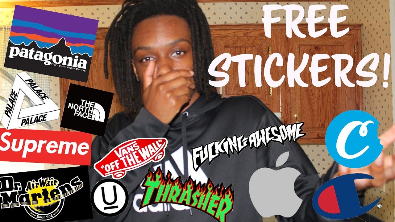 HOW TO GET FREE STICKERS!!!(FROM POPULAR BRANDS)