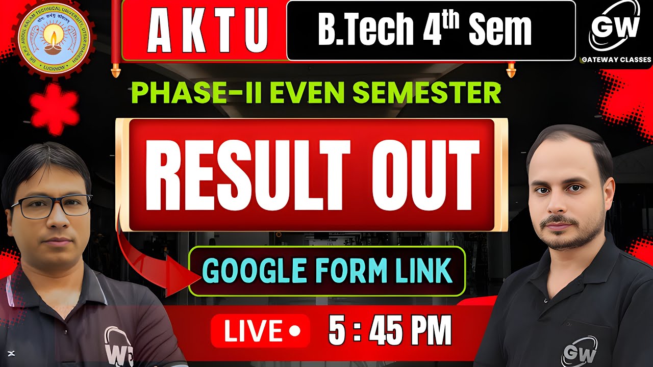 🎉 AKTU 4th Semester Result Out! 🎓 Congratulations to all! 🌟