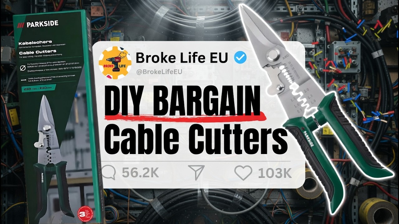 I Didn’t Expect These €15 Cable Cutters to Be This Good – Parkside Review