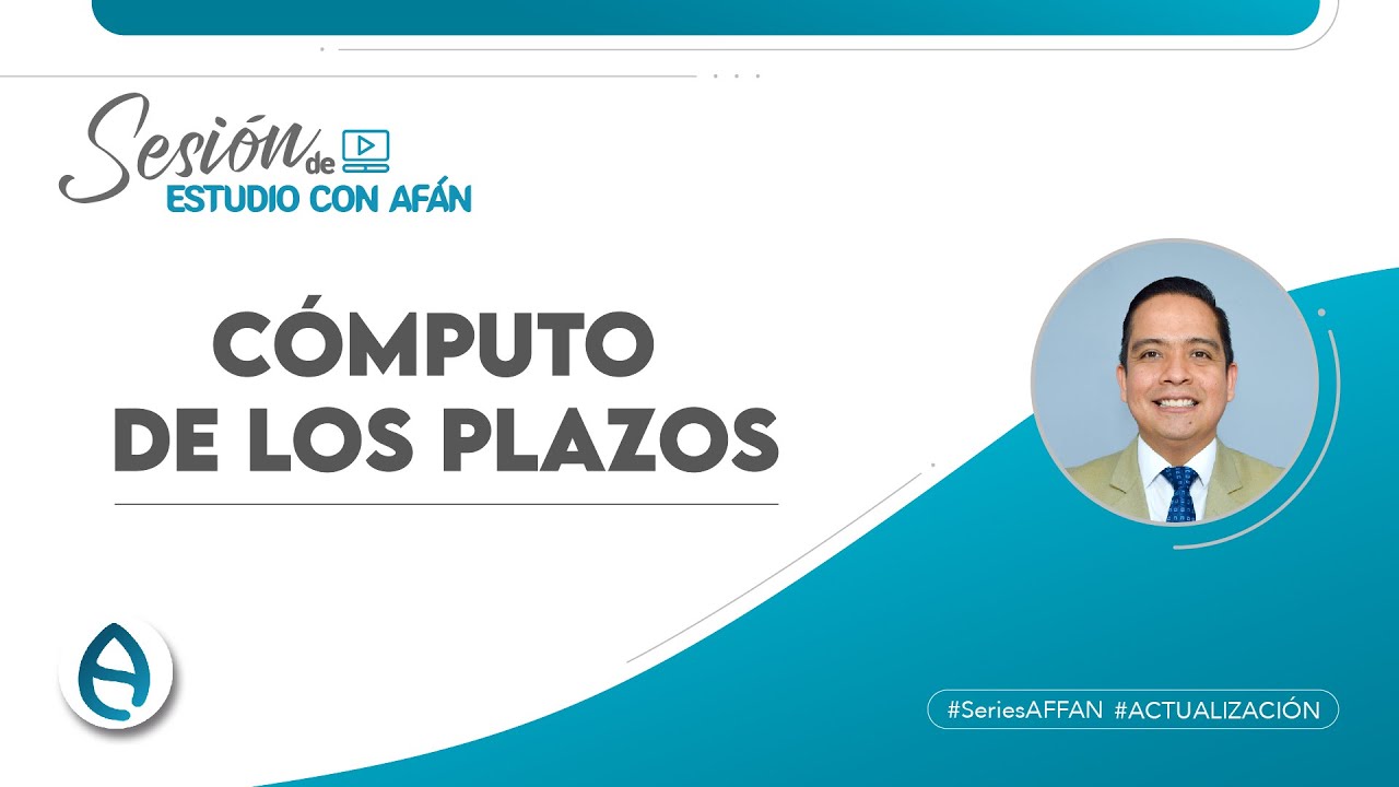 CÓMPUTO DE LOS PLAZOS
