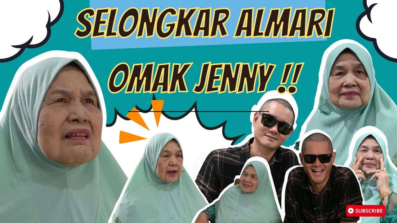 Selongkar Almari Omak Jenny!!!  Penuh Baju Blink² Macam Mak Datin