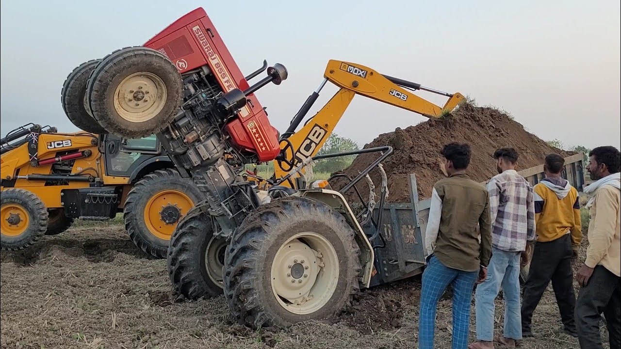 दे दिया ईंट का जवाब पत्थर से तीसरे झटके मे ट्रेक्टर ने गुल्ले के कर दिये 2 टुकड़ेSwaraj 744 XT Vs 855