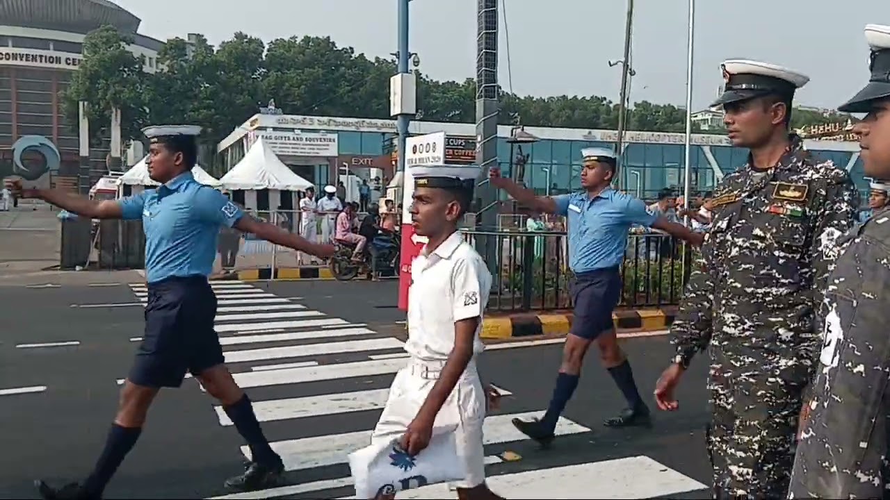 Friends Rk beach lo navy parade in vizag ## please subscribe our channel for more interesting videos