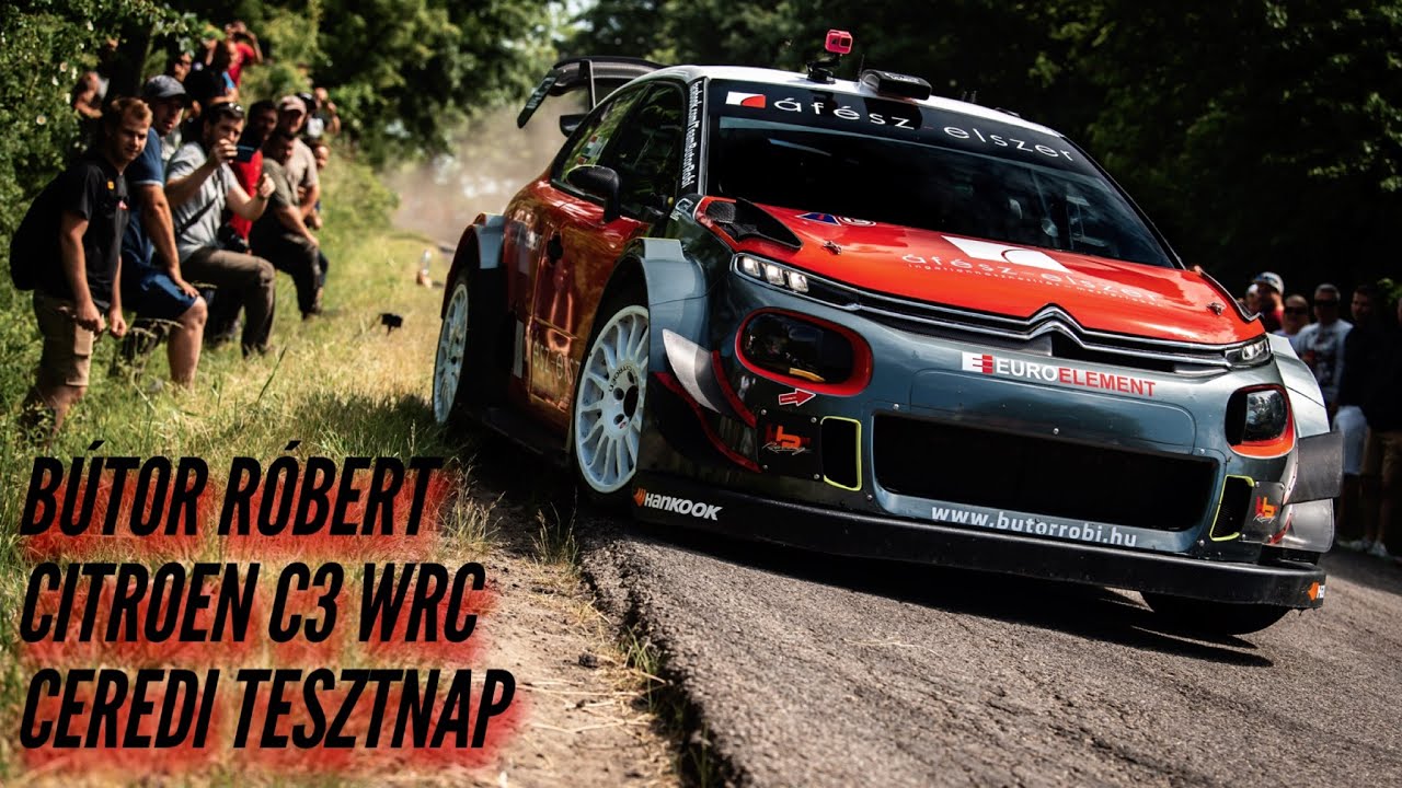 Citroen C3 WRC ceredi tesztnap - Bútor Róbert / TBR Racing