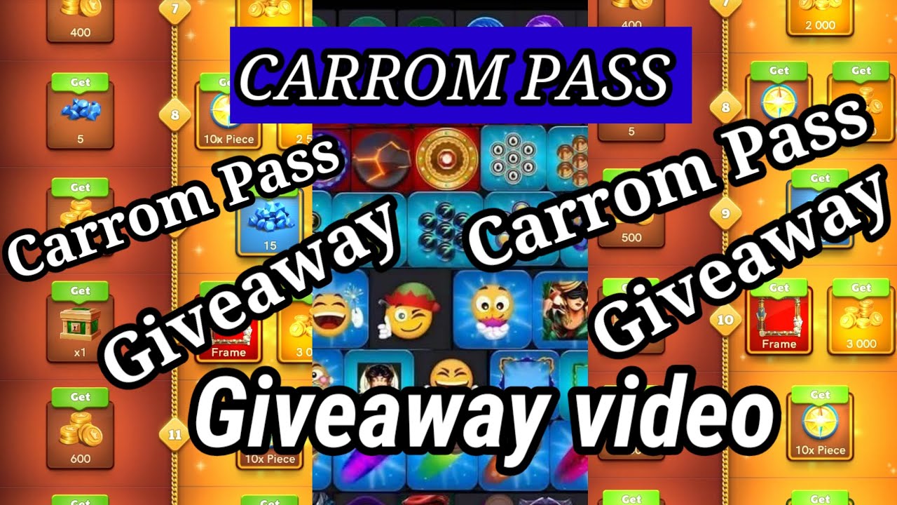 Carrom pass Giveaway //Free Carrom pass Giveaway 😱😲