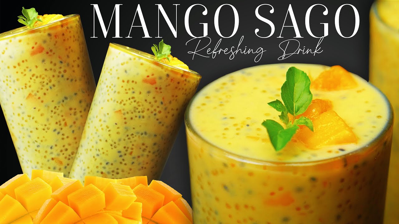 MANGO SAGO DESSERT RECIPE | Refreshing Summer Drink | The Perfect Iftar Drink For Ramadan!