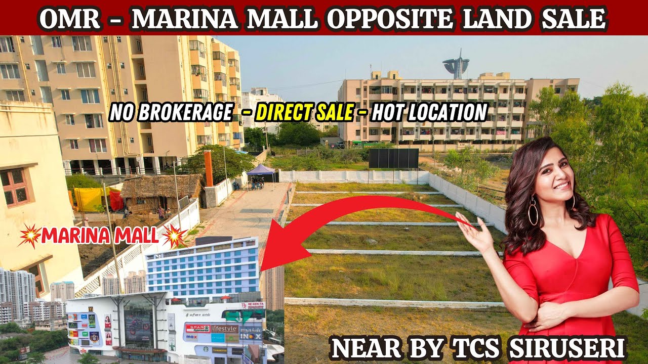 Navalur Marina Mall Opposite - Low Budget Plot | #navalur #omr #siruseri #plots