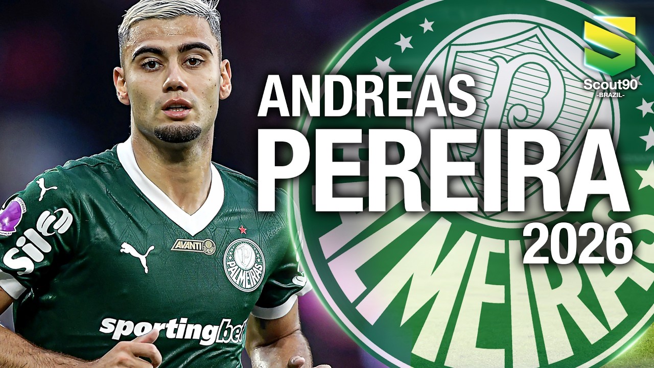 Andreas Pereira 2026 - Dribles, Passes & Gols pelo Palmeiras | HD