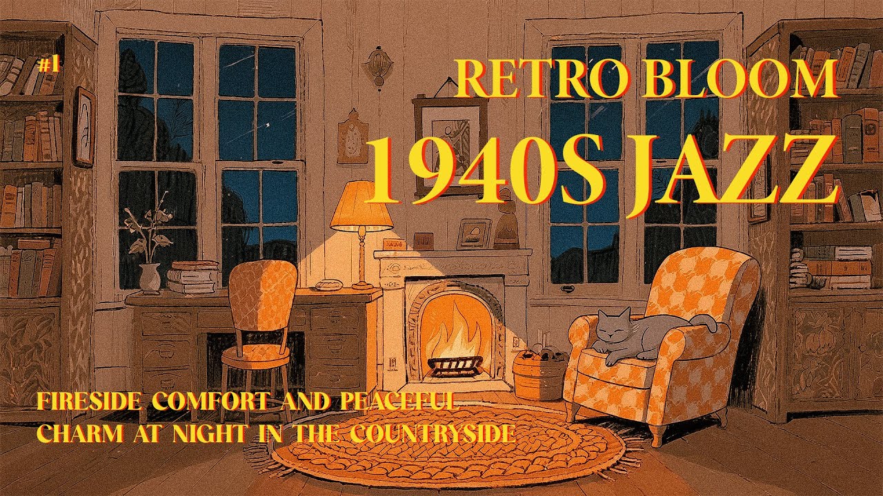 1940s Classic Tunes Echoing Through a Vintage Manor | Retro Sleep Music | Oldies Hits