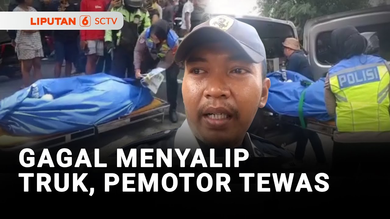Pengendara Motor Meninggal Dunia Terlindas Truk Trailer | Liputan 6