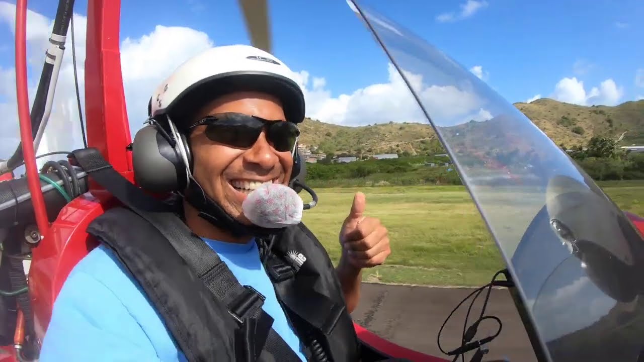 Gyrocopter Ride in St Maarten