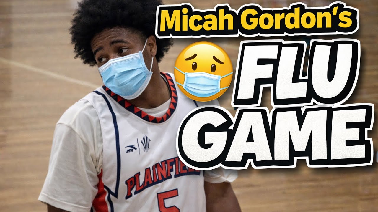 Flu Game Goes CRAZY 😷 | Micah Gordon Drops 30 in OT! Plainfield VS RC