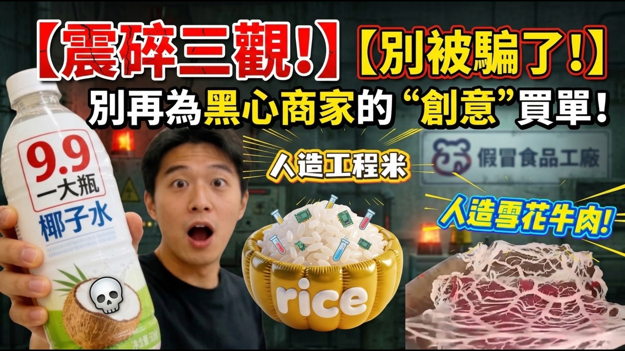 震碎三觀！別被騙了！別再為黑心商家的 “創意”買單！