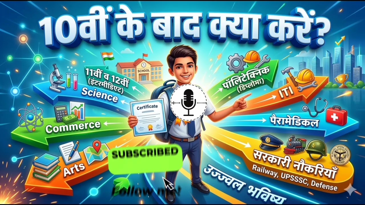 10th ke baad kya kare ? 