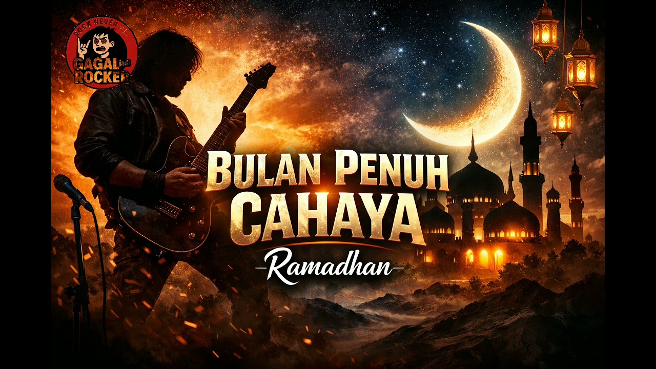 Lagu Rock Religi Menyambut bulan Ramadhan || BULAN PENUH CAHAYA || RAMADHAN 