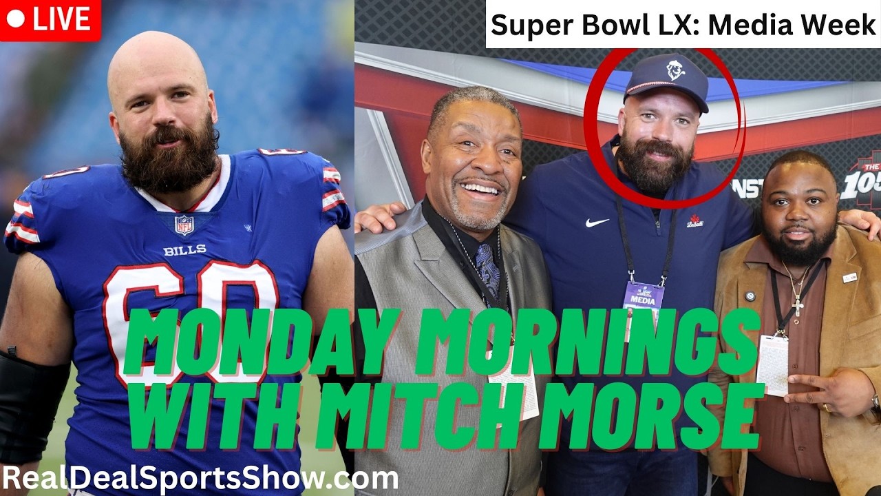 Monday Mornings with Mitch Morse@MMwithMitch Speaks on 13 Seconds | Super Bowl LX: Media Week 2026