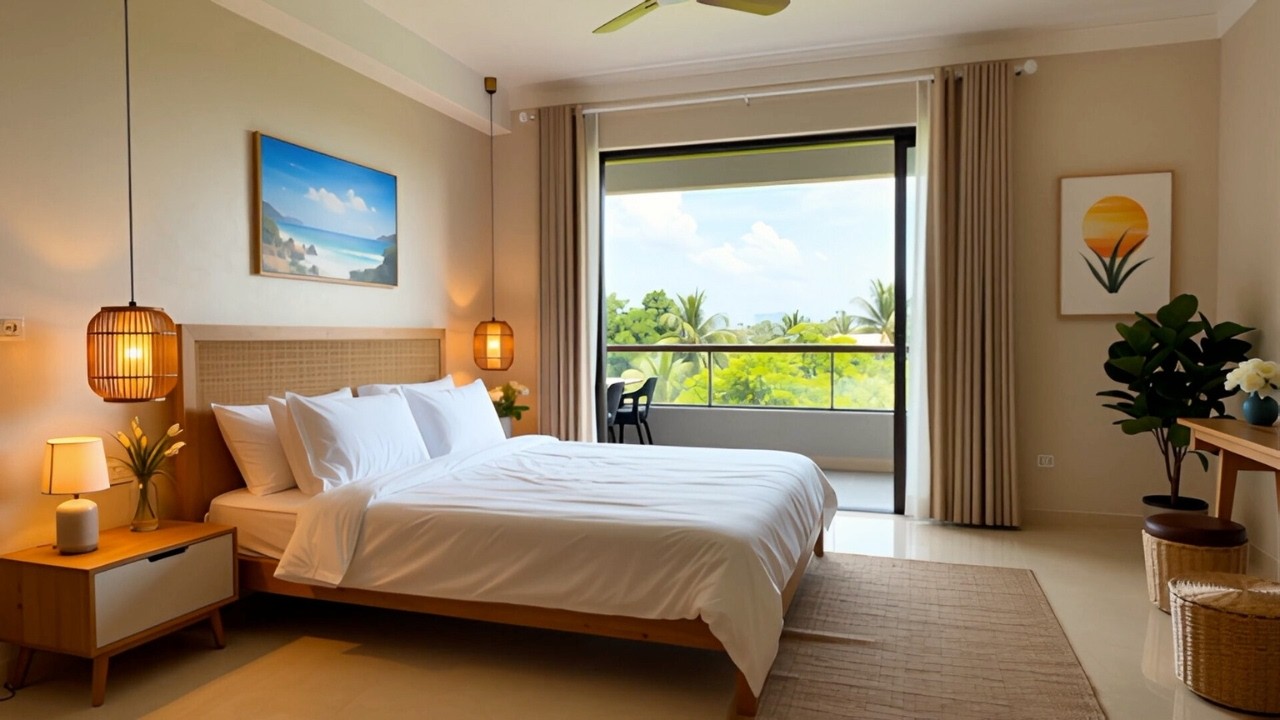 Deep Sleep in Gentle Stillness | Quiet Bedroom Interior | Cebu Philippines | 1 Hour