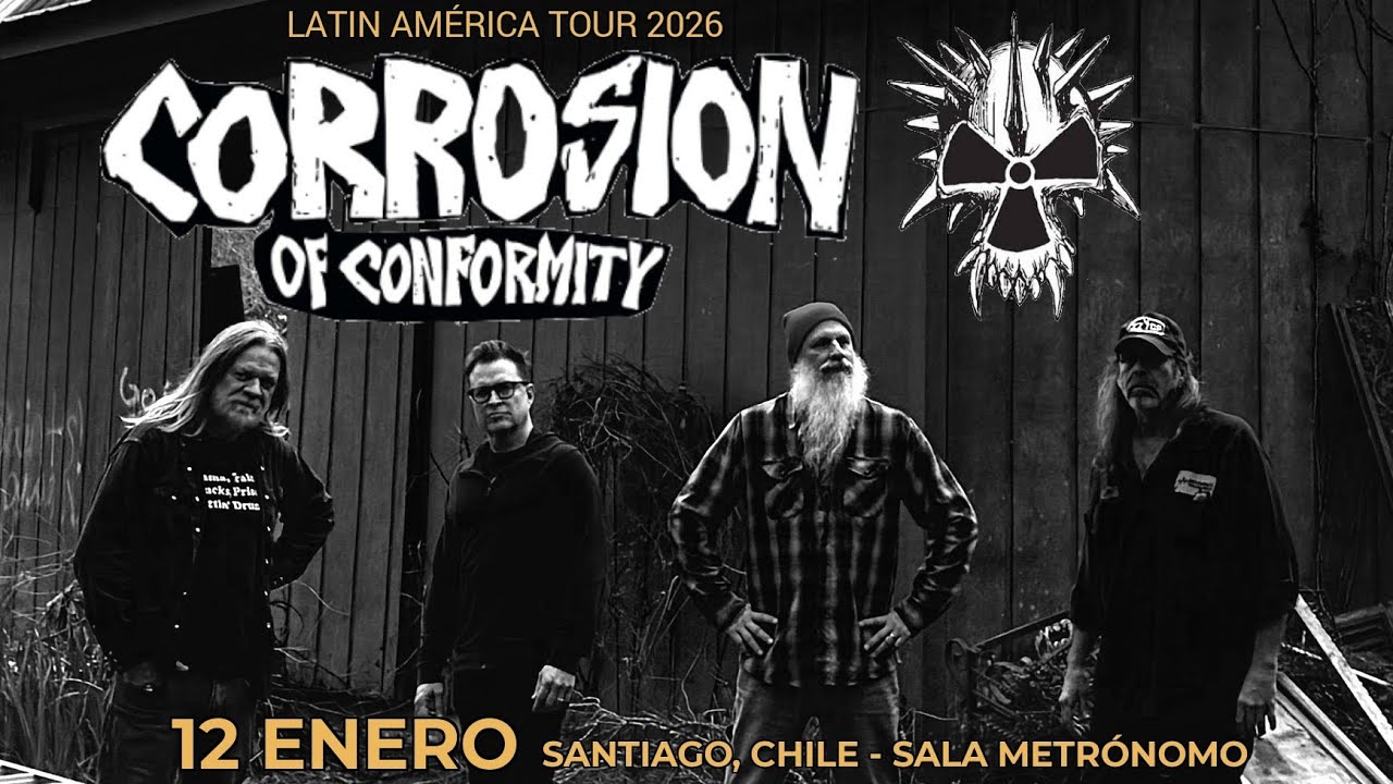 CORROSION OF CONFORMITY [Full Show] / 12-01-26 Sala Metrónomo -Comuna de Recoleta -Santiago de CHILE