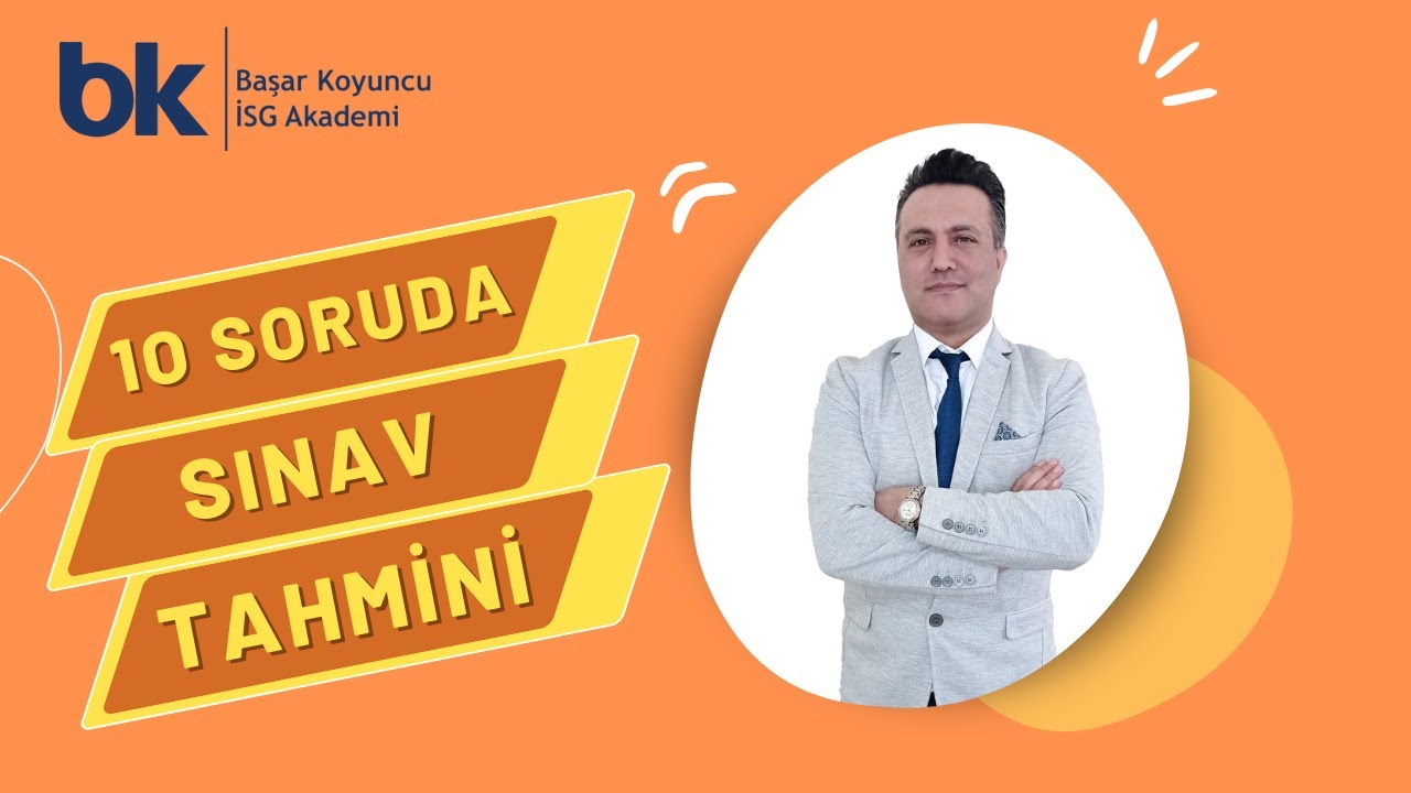 10 Soruda İSG Sınav Tahminim