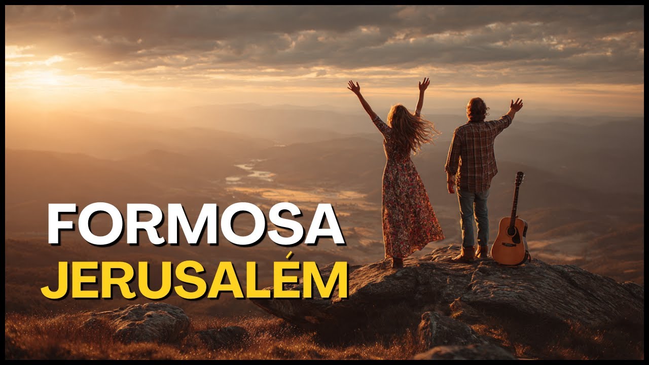 A FORMOSA JERUSALÉM (HC 26) 🏰 COM LETRA 📝 O Hino que desperta a SAUDADE DO CÉU! 🎸✨