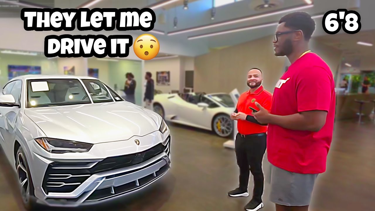 I Pretended to Be an NBA Player at a Lambo Dealership... (It Worked)