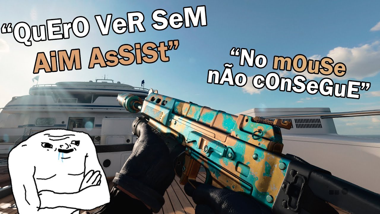 De volta ao COLD WAR jogando de MOUSE E TECLADO!