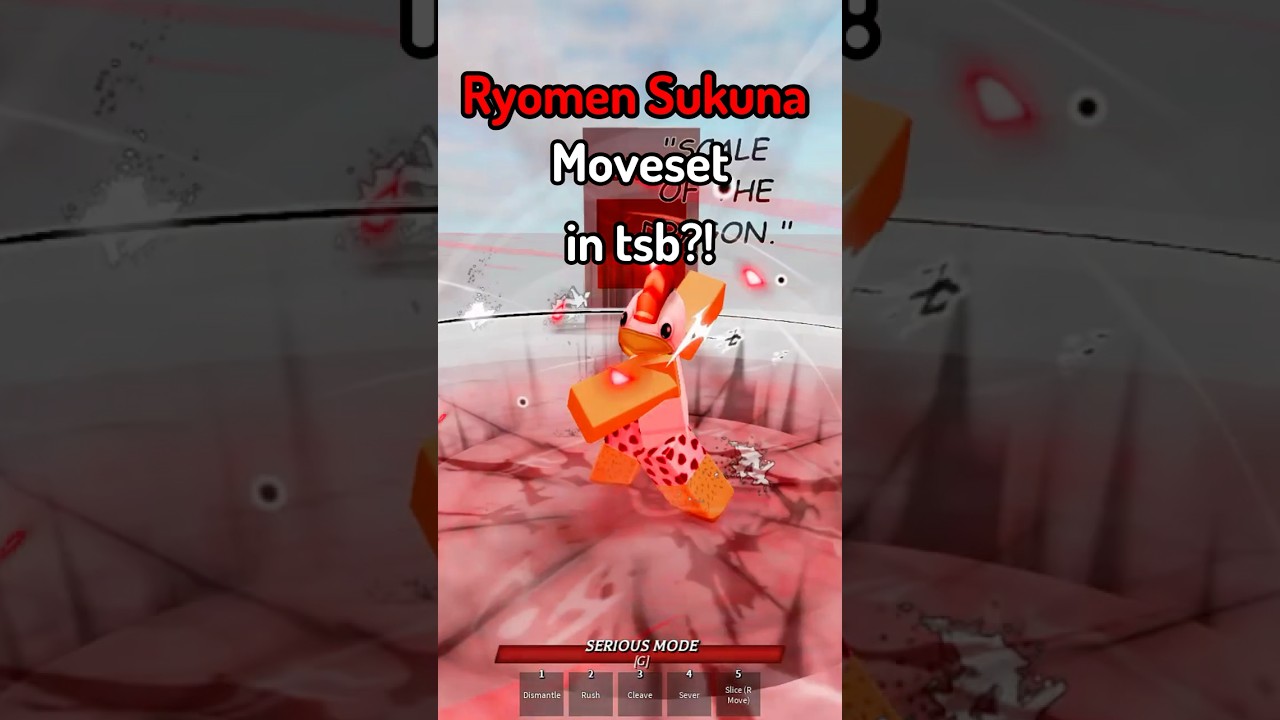 SUKUNA MOVESET IN TSB! #roblox #tsb #thestrongestbattlegrounds #combo