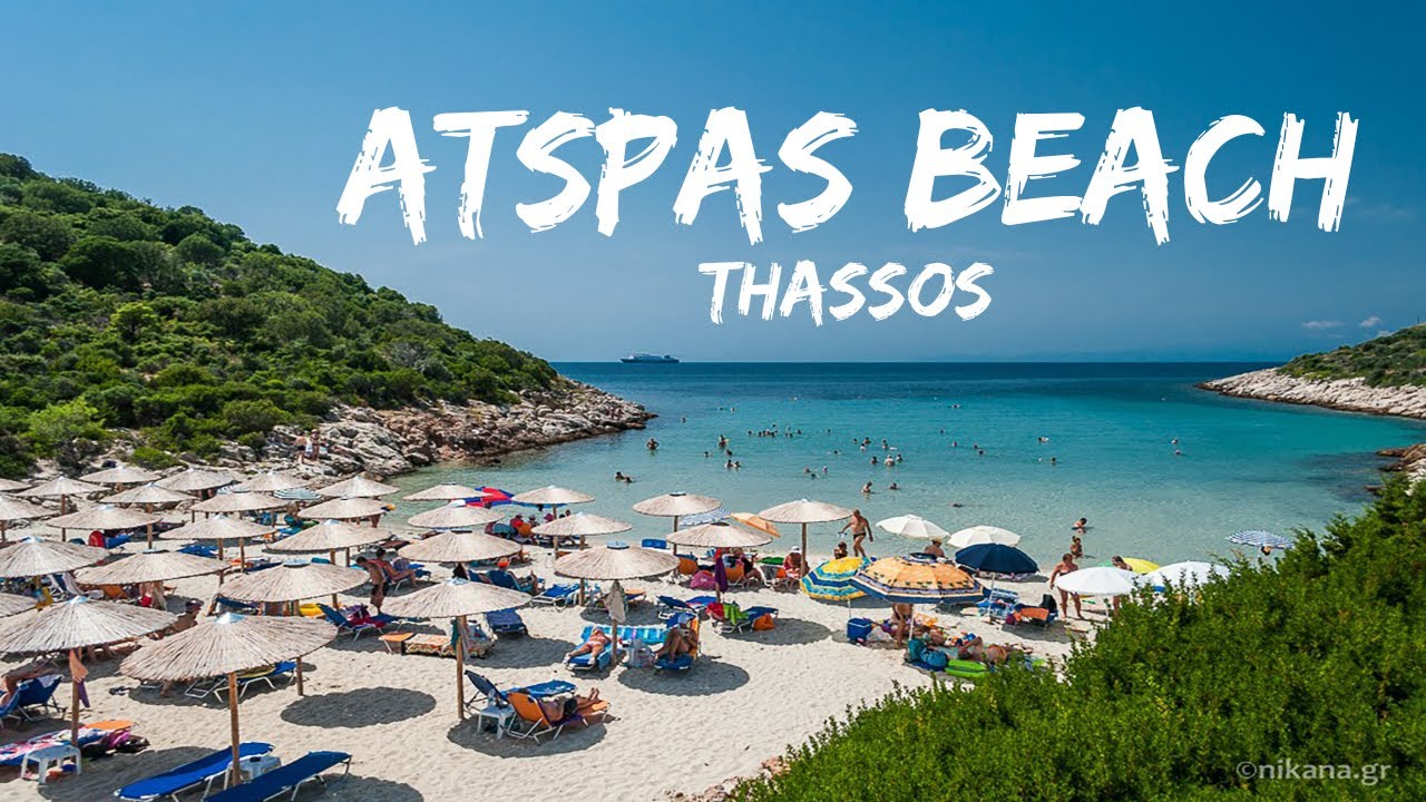 Atspas beach in Skala Maries (Marion) on Thassos 2019