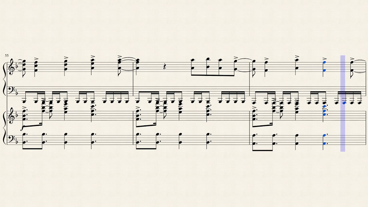 KISS OF DEATH - Piano Duet Sheet Music