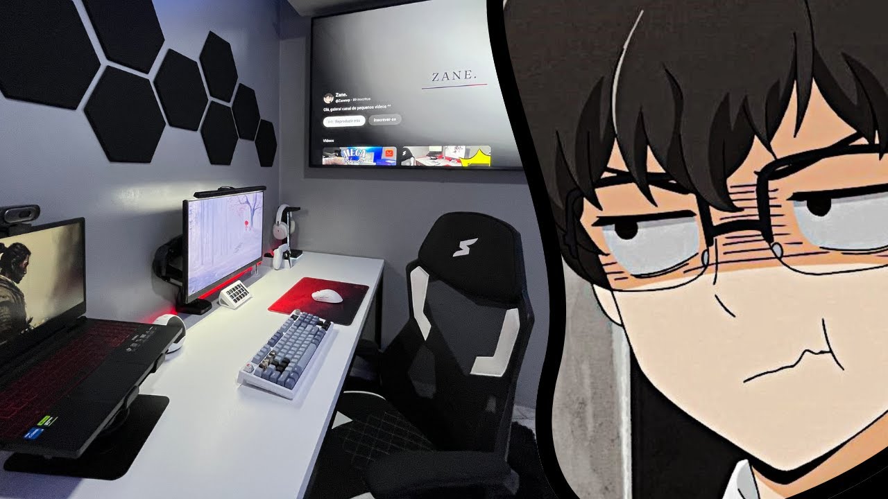 Tour pelo meu Quarto Gamer  / set - 2024 - sonho realizado