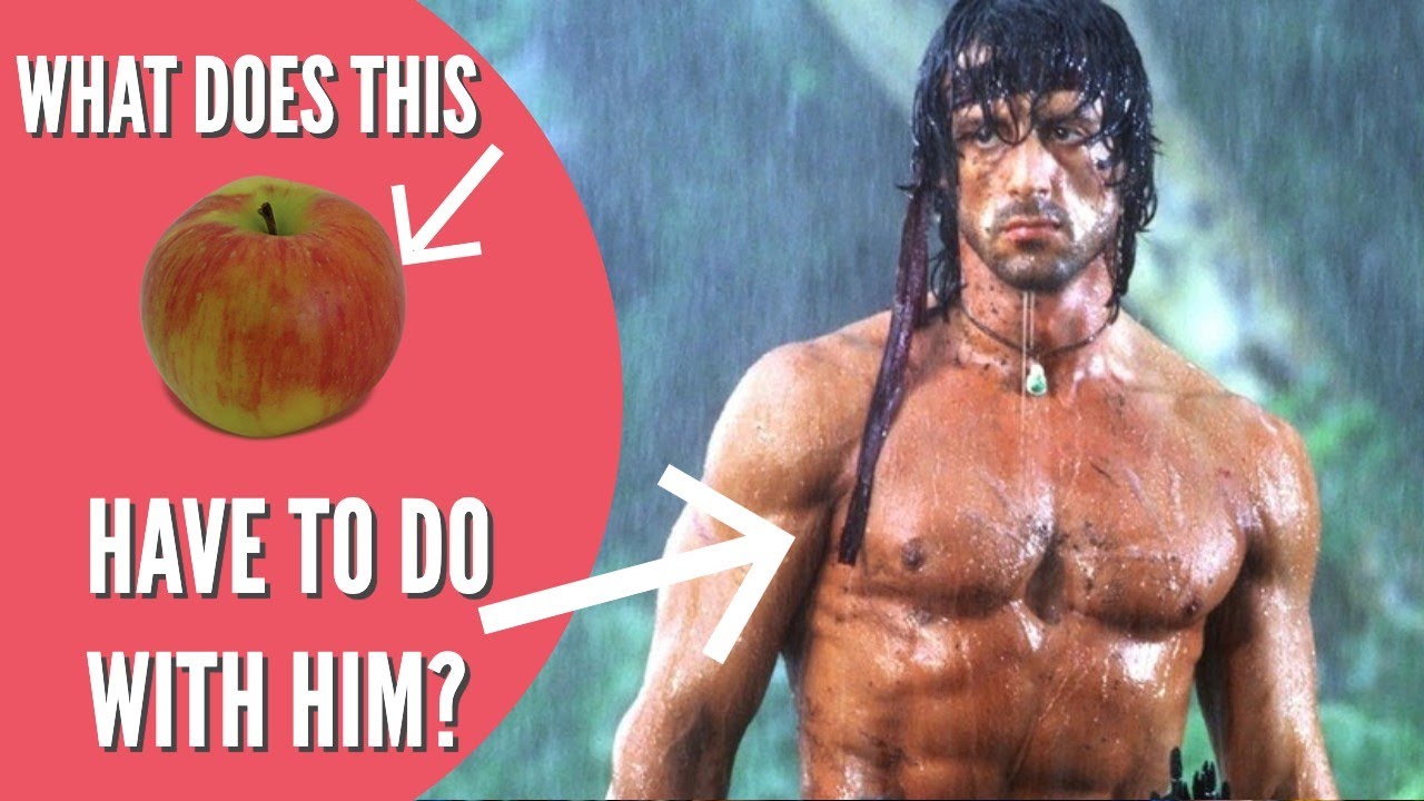 What does an apple have to do with RAMBO?