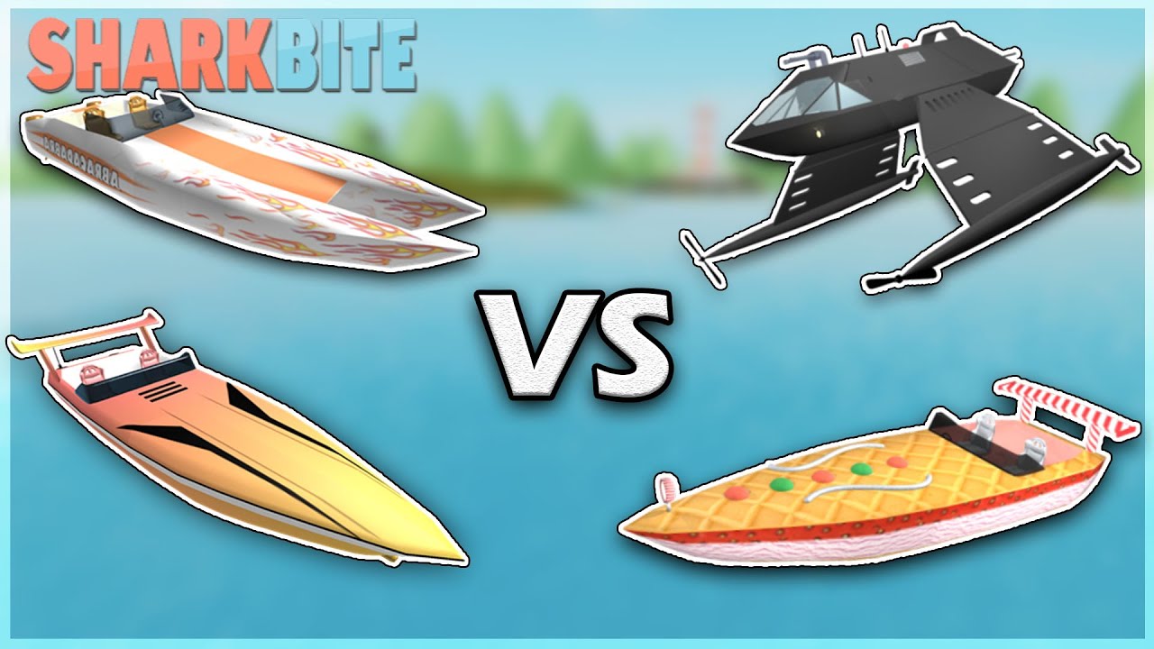 SPECTRE vs RAPTOR vs STEALTH BOAT vs CANDY BOAT! | ROBLOX: SharkBite